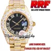 2022 RRF 126334 126231 Automatic Mechanical 42MM Mens Watch 126284 Paved Diamonds Roman Dial 316L Stainless Case Fully Iced Out Diamond Bracelet Eternity Watches