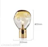 Noordse gouden glazen tafellamp Italië ontwerptafel lichte bedverlichting LED -decoratie voor woonkamer9082505