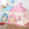 130cm Large Children039s tents Wigwam Folding Kids Tent Baby Games Tipi Play House Child Room5898037