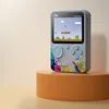 G5 미니 핸드 헬드 게임 콘솔 플레이어 레트로 휴대용 비디오 저장소 500 in 1 8 비트 3.0 인치 다채로운 LCD 크래들 디자인 싱글 플레이어 소매 포장