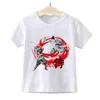 Kids Boys T-shirt Karate Taekwondo Design Baby Toppar Sommarflickor Kläder Toddler Fashion T Shirt Skriv ut Barnkläder, YKP134 G1224
