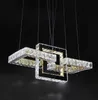 Nordic Dimmable Crystal Crystal Chanssteriers Кольца Светодиодная Кухонная Люстра Промышленный Кристалл Свет для Детской Спальни Столовая