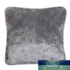 1x pluche gooien kussenslopen shaggy zachte stoel sofa kussenhoes thuis slaapkamer woonkamer kussensloop pluizige faux bont 43x43cm