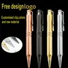 Luxury Personalized Rifle Brass Bullet Pen Electroplating Silver,Gold,Rose gold,Gunmetal Multi finishes Optional