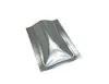 DHL 7*10cm (2.8*3.9 ) 2000Pcs/Lot Open Top Silver Aluminium Foil Plastic Pack Bag Vacuum Pouches Heat Seal Bag Food Storage Package