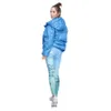 Kerststijl Dames Legging Aurora Winter Printing Fitness Leggings Mode Cozy Hoge Taille Vrouw Broek LJ201104