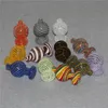 accessoires pour fumeurs 25mm OD US Colorful Stripe Glass Carb Caps Bubble CarbCaps Suit Pour Beveled Edge Quartz Banger Dab Rigs Water Bongs