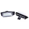 Ny 2 st LED-nummer Licensplatta Lampor Lampor för Mitsubishi Outlander XL (CW) 2006-2012 Lancer Sportback 2008 ~ 2012 Bil tillbehör