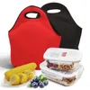 Motifs d'impression classiques sac d'isolation léger pour enfants portable extérieur néoprène étudiant déjeuner sacs isothermes pique-nique sac à main