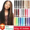 41 Zoll Einzelne Farbe Glühend Für Haar Großhandel Synthetische Haarverlängerung Twist Jumbo Flechten Kanekalon Haar kostenloser versand DHL