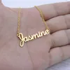 Custom Name Necklace vintage Actual Handwriting Signature Pendant Necklace Women Men Choker Jewelry Friendship Gift For Her8434224
