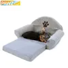 Removable Soft Sofa Kennel Paw Design Dog Cat House Washable Cushion Mat For Bed Animals Pet Products LJ201201