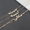 Collier de nom arabe personnalisé pour femmes Colliers islamiques en acier inoxydable personnalisés