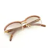 Sunglasses Luxury Wood Warp Men Shades Women Clear Glasses Frame Eyewear Gafas Retro Style Eyeglasses Goggles 16