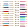 Toptan 27 Renkler DIY Boş Tüp Tükenmez Kalemler Metal Kalem Kendinden Dolgulu Yüzer Glitter Kurutulmuş Çiçek Kristal Kalem Öğrenci Yazma Hediye Iyilik