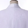 Alta qualità One Button Bianco Paisley Smoking dello sposo Scialle Risvolto Groomsmen Abiti uomo Blazer Giacca Pantaloni Cravatta W715 201106244o