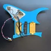 Upgrade Prewired HSH Guitar Pickguard Black Dimarzioibz Alnico Pickups per RG Guitar Welding Harness