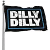 3x5 dily dily flagga - coola öl flaggor, dubbla sömmar, ett lager med 80% blödning, fri sändning