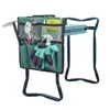 Sacs de rangement 1pcs pliant jardin genouillère sac à outils pochette tabouret portable avec tapis en mousse EVA siège de chaise multifonctionnel