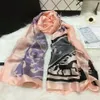 2021 Berömd designer MS Xin Design Gift Scarf High Quality 100 Silk Scarf Size 180x90cm Leverans Storlek18070 Lådor kan vara AD9580636