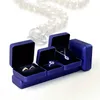 Luxury Pu Leather Jewelry Box for Ring Bracelet Necklace Earring Cases Gift Boxes Presentation Box Wedding Gift Organizer