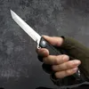 Utomhusficka fällkniv D2 Steel G10 Knivar Fält Självförsvar Small Rostfri Portable EDC Tool HW40