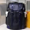 Klasik Su Ripple Designers Bags Kadınlar için Sırt Çantası Erkekler ve Öğrenciler Crossbody Bag Ladies Açık Çantalar Sırt Çantaları Adam Boyutu 4360W
