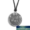 Vintage Pentagramm von Salomon Anhänger Halskette Okkult Talisman Schmuck