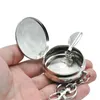 Bärbar Ashtray Pocket Watch Design Metal Ashtray Mini Ashtray med nyckelkedja