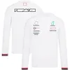 2022 F1 Racing Suit T-shirt Fórmula 1 Driver Fãs Camisetas de manga comprida Uniforme de equipe de corrida Jersey Tops Verão Causal Camisetas masculinas