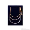 Дизайнерские женщины мужские подвесные подвесные колье ожерелья бриллиантовые колье моды