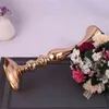 Halter Metallkerzenhalter Blumen Vase Candlestick Mittelstücke Straße Blei Candelabra Mittelstücke Hochzeit Porps Weihnachtsdekoration 22