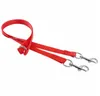 Dog Nylon Podwójny Heat Hook Traction Liny 90cm * 1,5 cm Regulowany Kot Puppy Walking Dog Podwójna głowa smycz