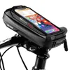 Wilde man fiets stuur tas hoofd tube cycling fiets mobiele telefoon case houder scherm mount MTB fietsaccessoires 220303