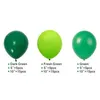 Party Decoration Jungle Theme Dekorativ Ballong Chain Set Water Duck Blue Dark Green Forest Series WH0516