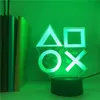 Game Icon Lamp Desk Setup Lighting Decor Atmosphere Neon Dimmable Bar Club KTV Wall Decoration Commercial Colorful Night Light 201258w