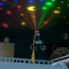 Brinquedo de sino de berço de projeção com música de iluminação 0-12 meses bebê multifuncional girando goma de goma suave lj201114