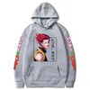 Hunter X Hunter Hoodie Anime Pirnt Hoodies Sweatshirt Hisoka Morow Fashion Pullover Streetwear Warm Tops H1227