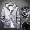 Men Hooded Thin Jackets Outwear Casual Coats Large Size Men Red light Thiner Coats Autumn Casual Jackets Size 5XL