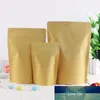 Kahverengi Kraft Kağıt Saklama Poşetleri Hediyeler 100pcs çay poşetleri için Craft Kağıt Kraft Kağıt Torba Büyük Hediyeler için