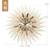 Luxury Metal Wall Clock Nordic Bedroom Digital Creative Large Gold Wall Clock Silent Living Room Zegar Home Decoration DG50WC H1230