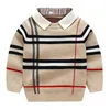 Kinder Jungen Sweatershirt Herbst Winter Pullover Mantel Jacke Für Baby Jungen Pullover 2-7 Jahre Kleinkind Jungen Kleidung