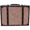 Mode Vrouwen Cosmetische Tas Leer Make-up Cases Hoge Kwaliteit Box Schoudertassen Luxe Designer Bucket Trunk Handtassen Bruin Bakken Aktentas Lokjes