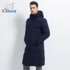 Nouveau manteau d'hiver pour hommes longs hommes avec fermeture éclair à capuche manteaux pour hommes de haute qualité homme hiver marque vêtements MWD19913D 201104