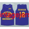 Action Bronson 12 baskettröja Anfernee Hardaway Butch McRae 22 Western Blue Chips Retro Men Stitched Custom Name Jerseys