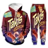 Yeni Moda Yemek Takis 3D Baskılı Külot Hoodies Takımlar Sevimli Sevgili Kadın Hoodies Artı Boyut TZ048997492