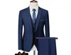 Senaste Design Shawl Lapel Mens Dinner Party Prom Suits Groom Tuxedos Groomsmen Wedding Suits For Men Jacket Pants Vest232f