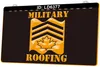 Vendita al dettaglio all'ingrosso del segno leggero dell'incisione LED della bandiera 3D del tetto militare LD6377