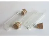 1000 х 13ml Малый Clear Пустой Стеклянная бутылка с Корк Дерево 13cc Sample Бутылочки 18 * 80 * 12.5мм Стопор контейнеров