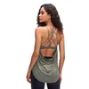 Um em dois sutiã esportivo yoga tank topos roupas de ginásio feminino blusa de fitness colete correndo solto respirável yoga topo treino5945308